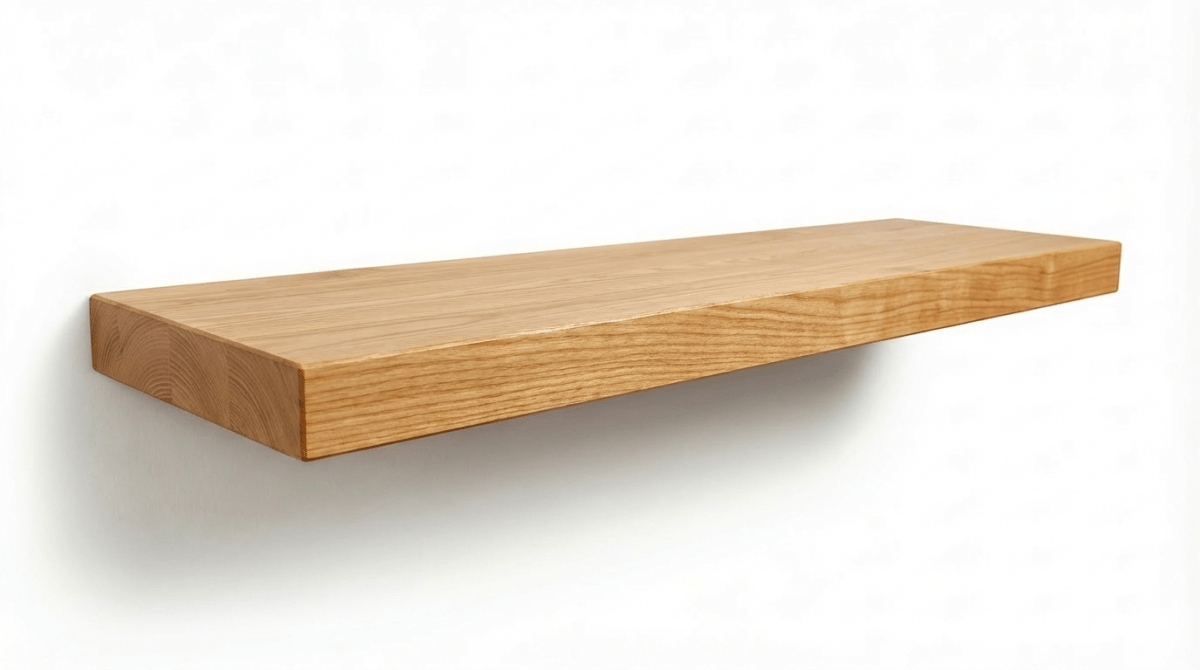 Ash Wood Floating Shelves