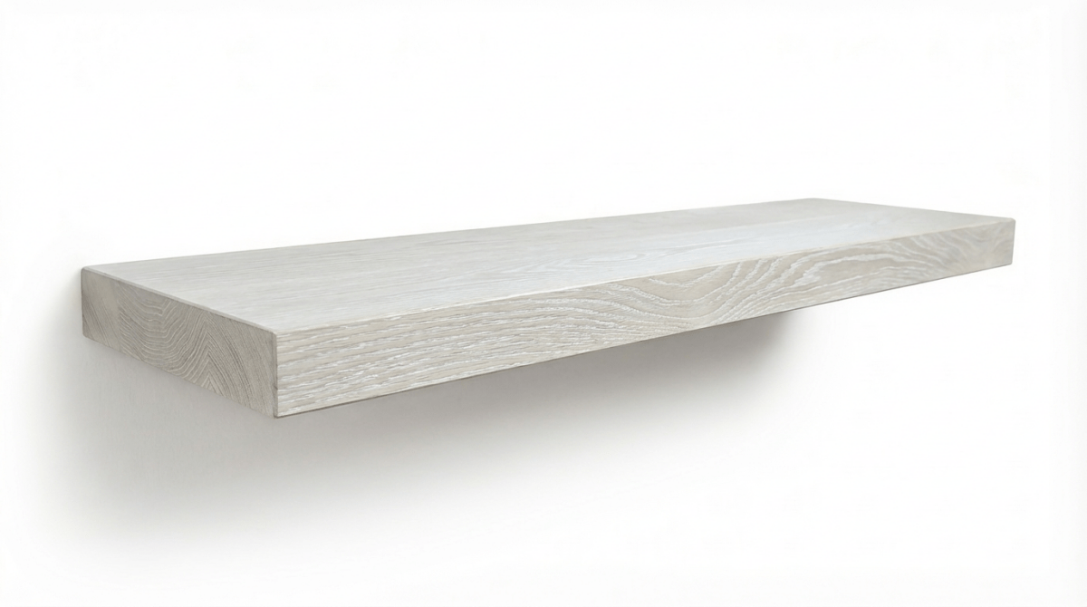 Arctic Oak Wood Floating Shelves
