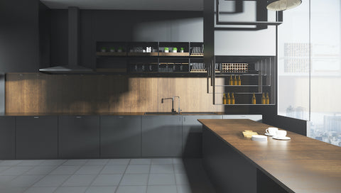 wood kitchen countertop