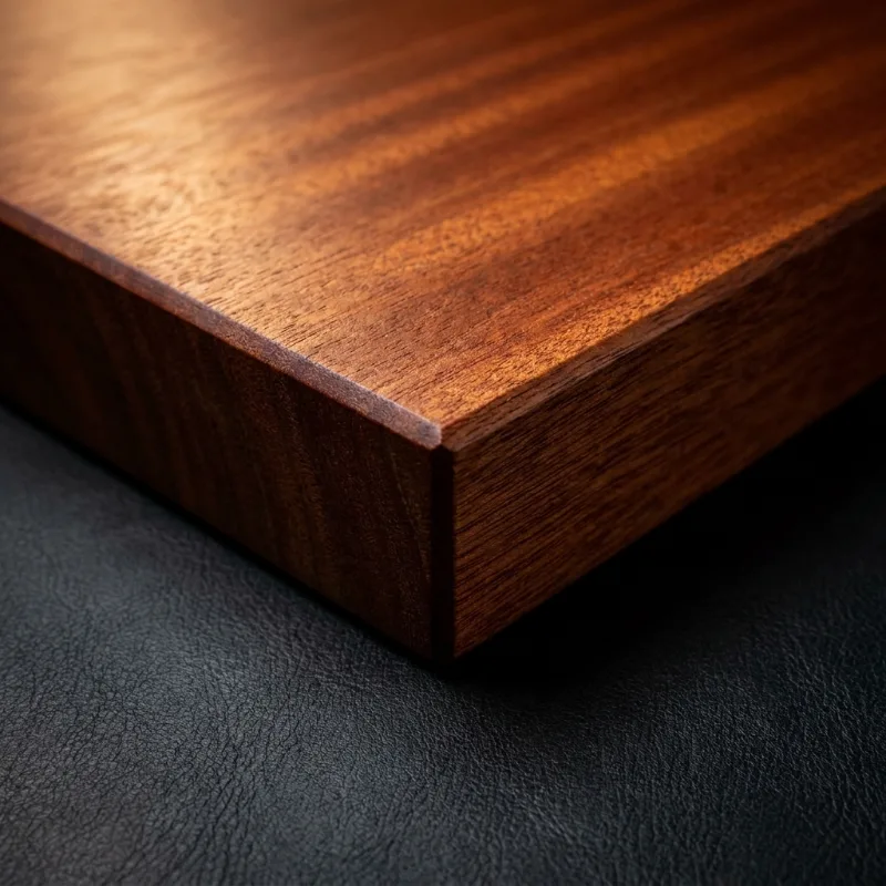 Mahogany wood swatch